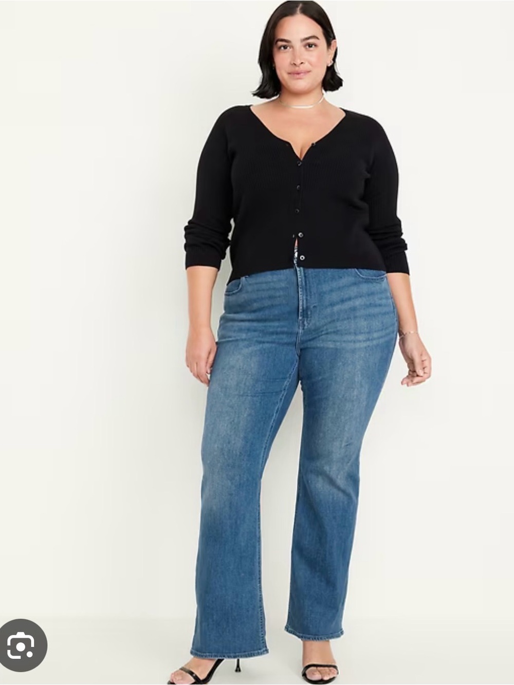 Old Navy Extra High-Rise Flare Jeans with smoothing pockets